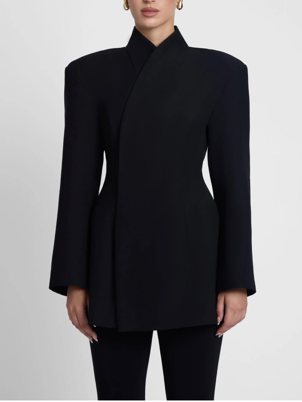 CAIRO HOURGLASS BELTED COAT